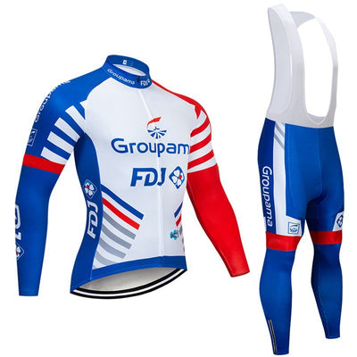 Teams - Professionelt Langærmet Cykelkit