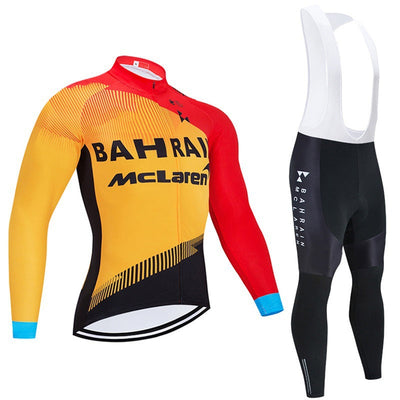 Teams - Professionelt Langærmet Cykelkit