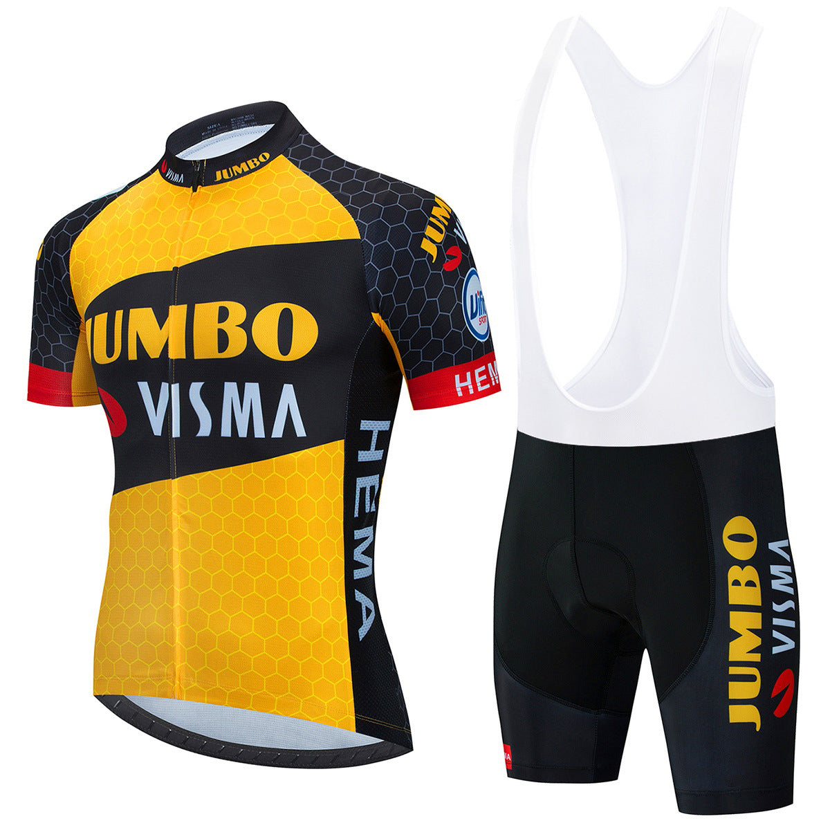 Jumbo Visma - Professionelt Cykel Sæt